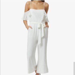 Avec Les Filles white jumpsuit